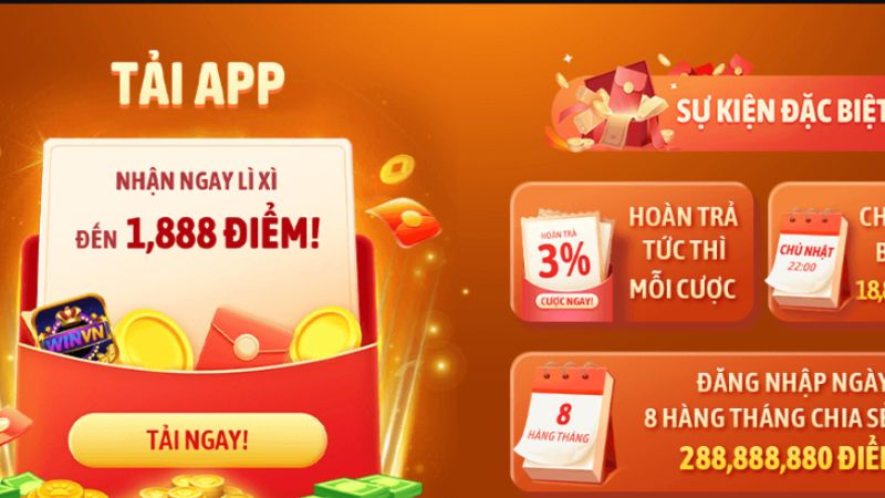 Khuyến Mãi WINVN – Tận Hưởng Vô Số Sự Kiện Hoành Tráng 2025